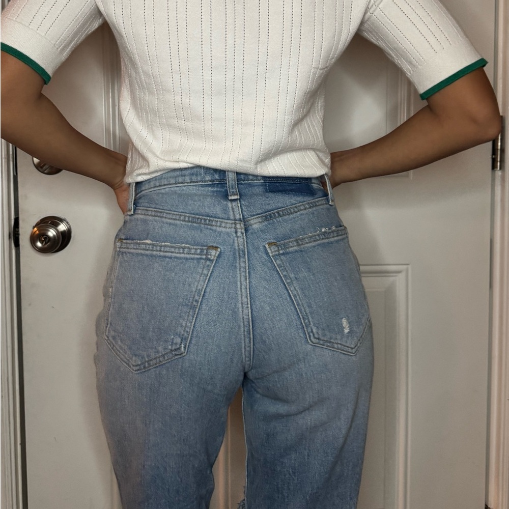 Abercrombie & Fitch 90’s Straight Ultra High Rise Curve Love Jeans